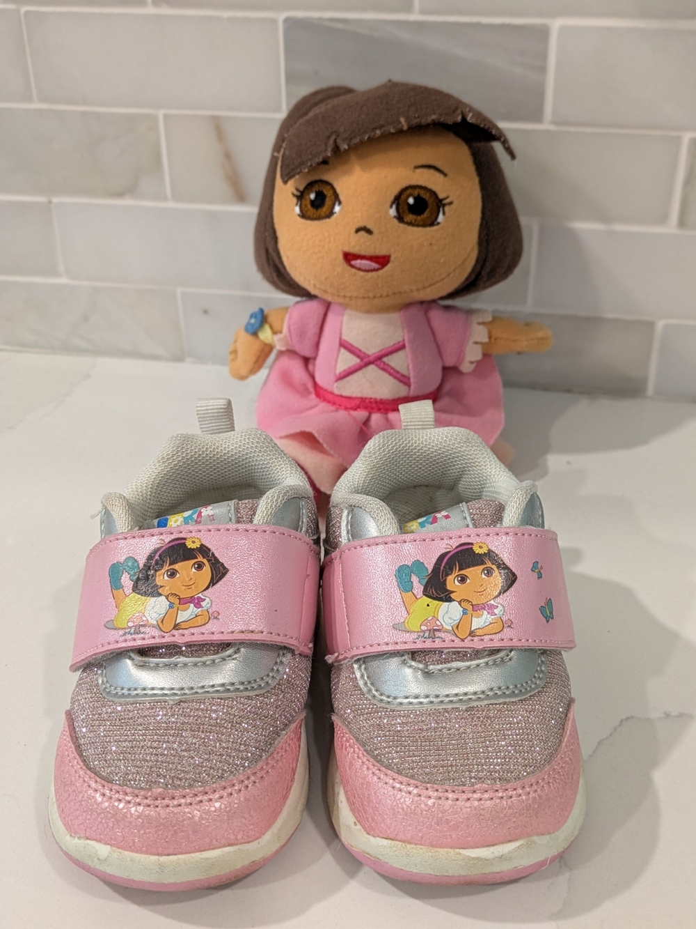 Dora Baby Sneakers & Doll